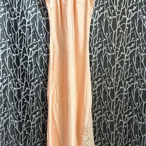 Peach Lace ladies Dress